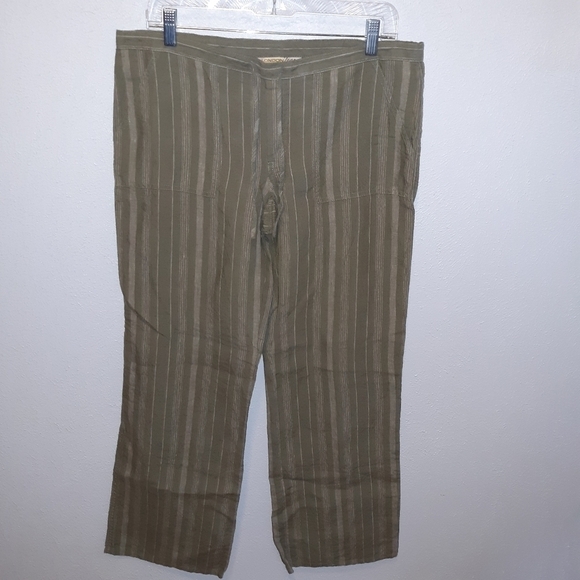 🌟 London jean linen chino pants size small - Picture 1 of 4